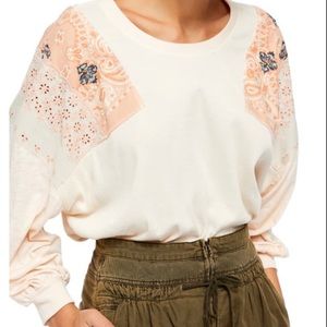 Free People Feelin’ It Patch Shirt